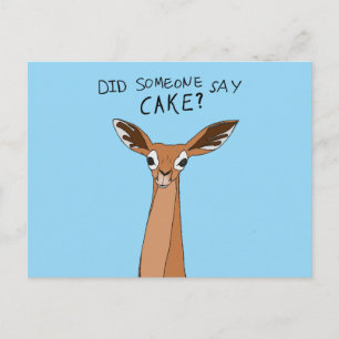 Postal ¿Alguien Dijo Pastel?