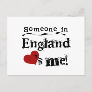 Postal Alguien En Inglaterra Me Ama