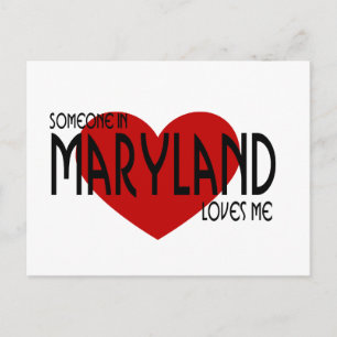 Postal Alguien en Maryland me ama
