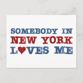 Postal Alguien en Nueva York me ama