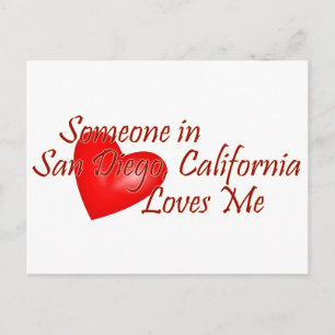 Postal Alguien en San Diego me ama