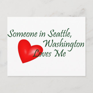 Postal Alguien En Seattle Me Ama