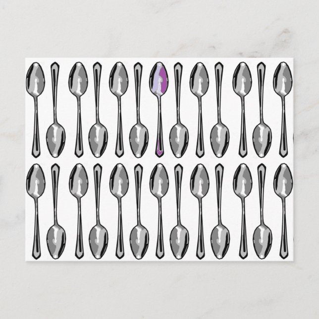 Postal Algunas cucharas extra (Anverso)