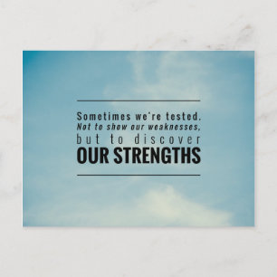 Postal Algunas veces nos probamos