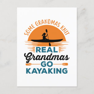 Postal Algunos abuelitos se mueven en kayak