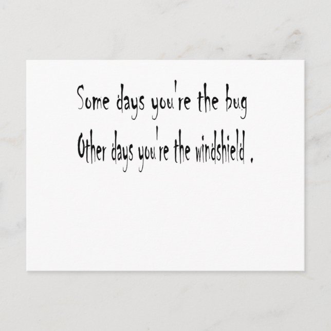 Postal Algunos días (Anverso)