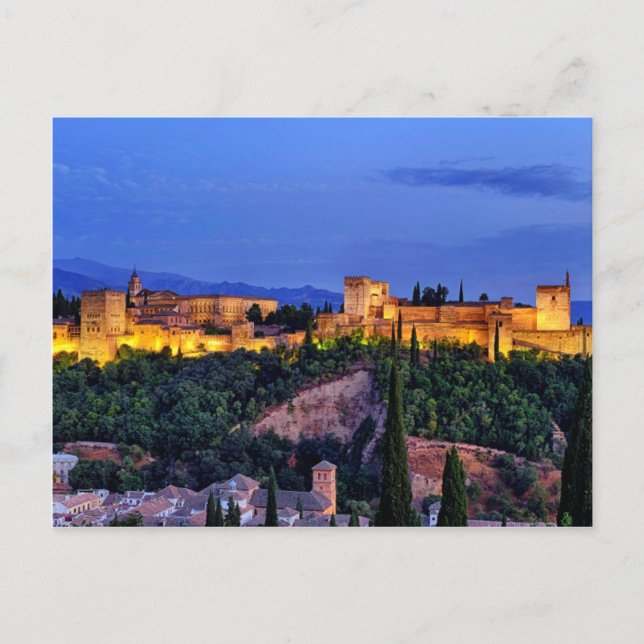 Postal Alhambra (Anverso)