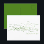 Postal Alhambra Sunset<br><div class="desc">Alhambra Sunset,  Granada,  España</div>