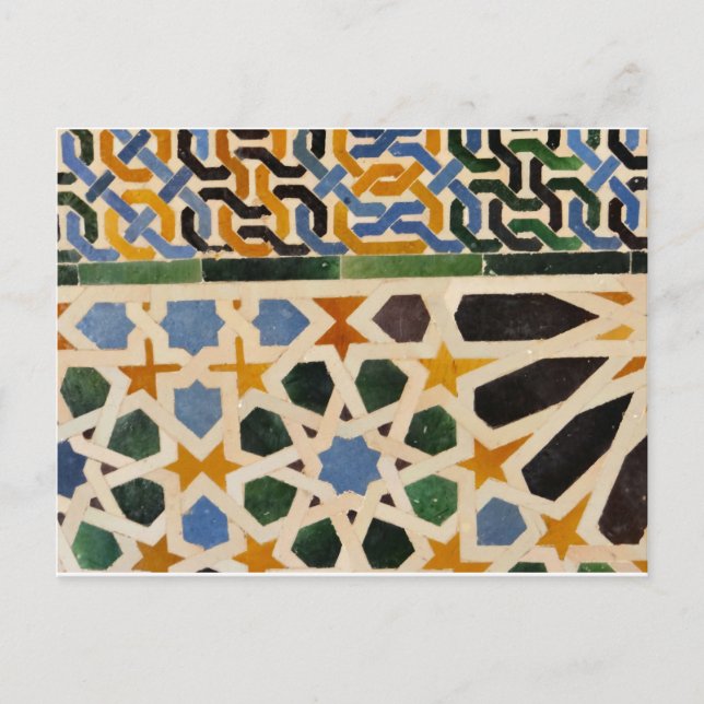 Postal Alhambra Wall Tile #3 (Anverso)