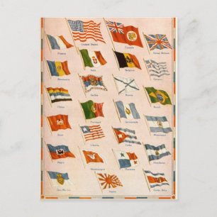 Postal Aliados de la WWI