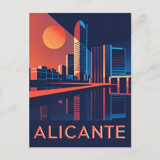 Postal Alicante España (Anverso)