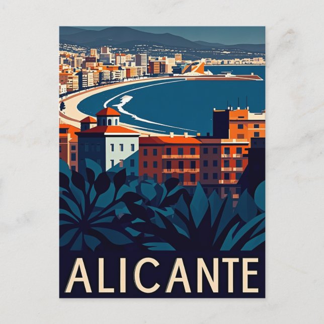 Postal Alicante España (Anverso)