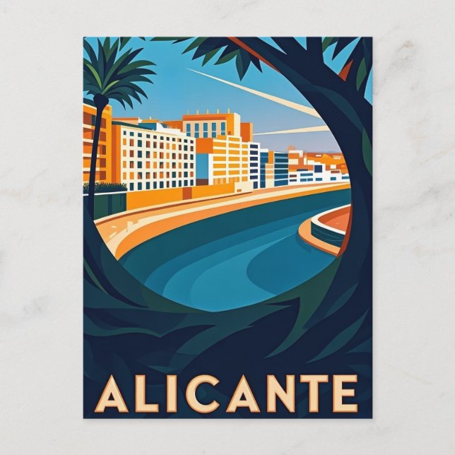 Postal Alicante España (Anverso)