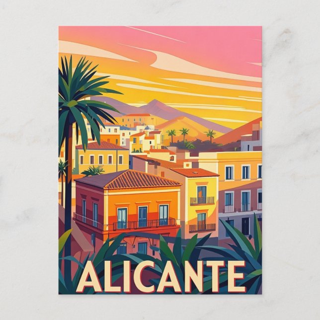 Postal Alicante España (Anverso)