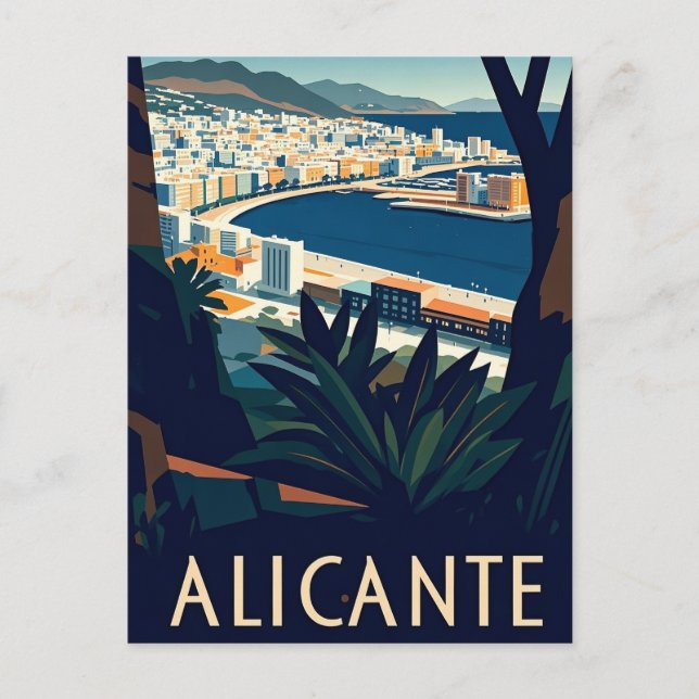 Postal Alicante España (Anverso)