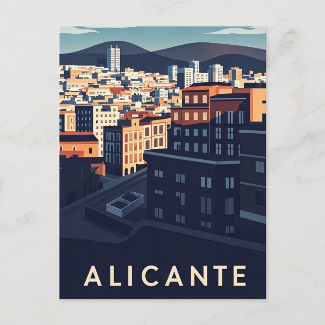 Postal Alicante España (Anverso)