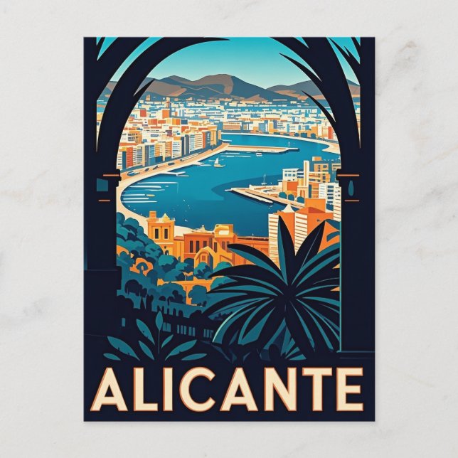 Postal Alicante España (Anverso)