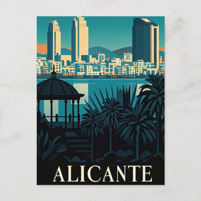 Postal Alicante España (Anverso)