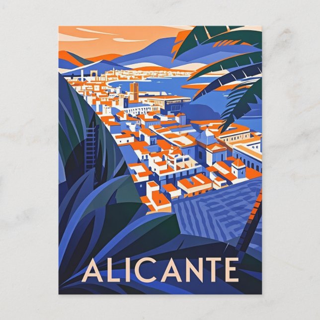 Postal Alicante España (Anverso)