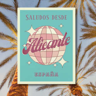 Postal Alicante España España Postcarta retro vintage