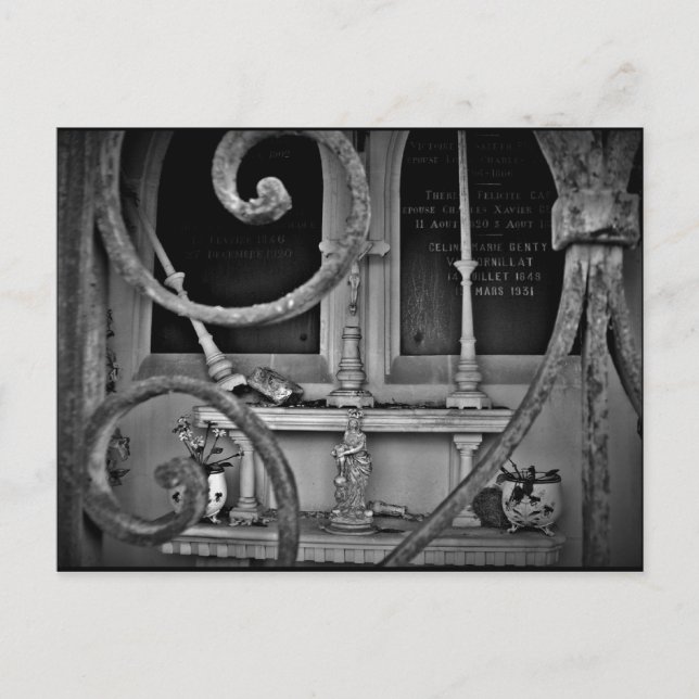 Postal Alicate de cripta del cementerio (Anverso)