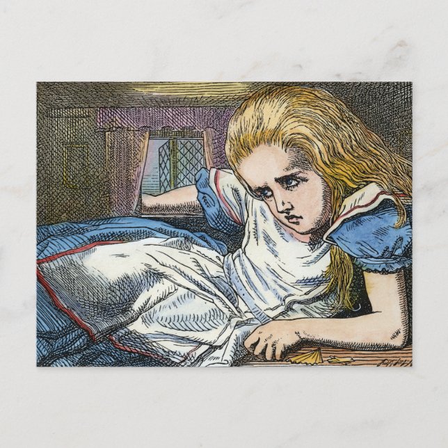POSTAL ALICE EN WONDERLAND (Anverso)