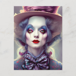 Postal Alice ES el sombrerero