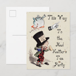 Postal Alice - Fiesta del Sombrerero Loco 1865 