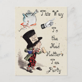 Postal Alice - Fiesta del Sombrerero Loco 1865 