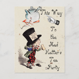 Postal Alice - Fiesta del Sombrerero Loco 1865
