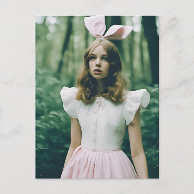 Postal Alice in the Forest Fashion Expired Film Fashion (Anverso)