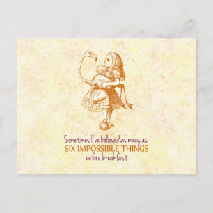 Postal Alice in Wonderland