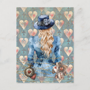 Postal Alice In Wonderland