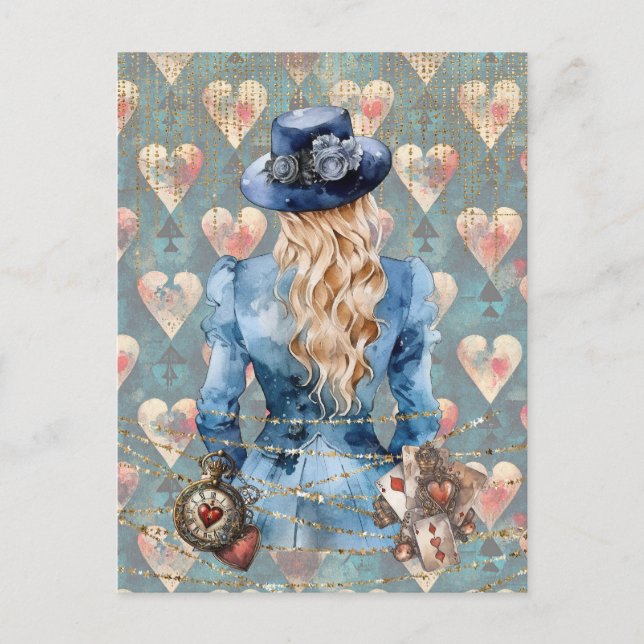 Postal Alice In Wonderland (Anverso)