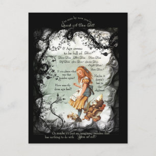Postal Alice In Wonderland Age Teas Walrus