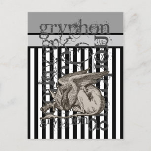 Postal Alice In Wonderland Griffin Grunge