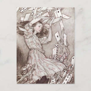 Postal Alice In Wonderland Lewis Carroll Rackham