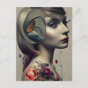 Postal Alice Mixed Media