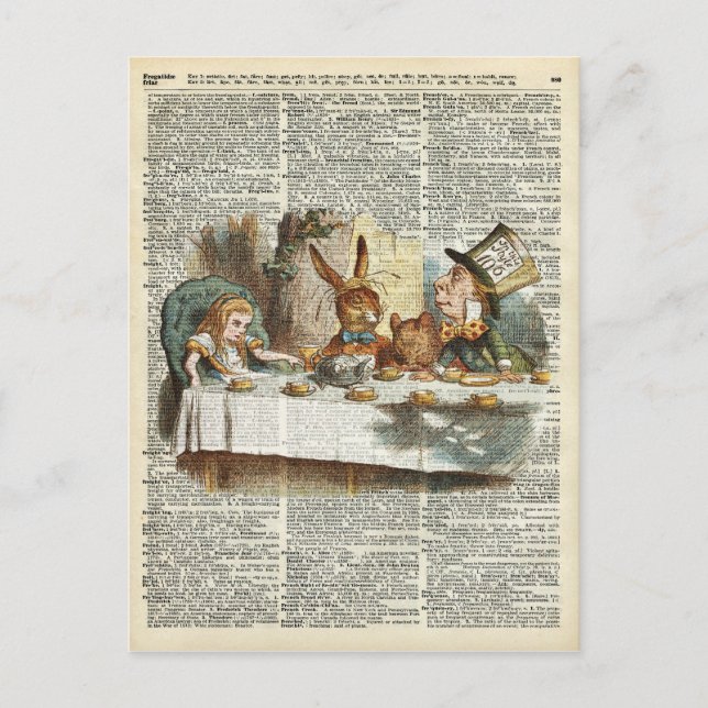 Postal Alice Morning Tea time (Anverso)