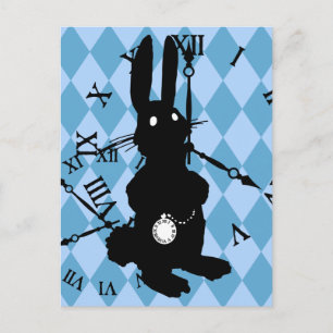 Postal Alice Rabbit Late