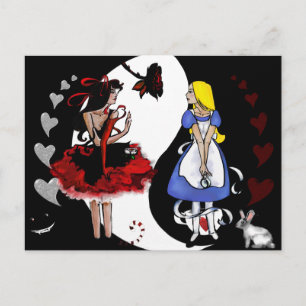 Postal Alice Reflejada