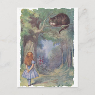 Postal Alice se encuentra con Cheshire Cat