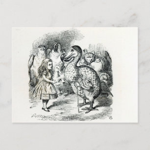Postal Alice se encuentra con el Dodo