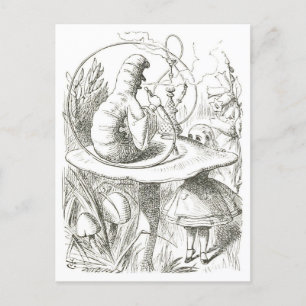 Postal Alice se reúne con el Ilustracion de cosecha de or