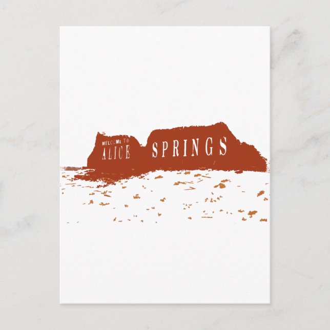 Postal Alice Springs (Anverso)