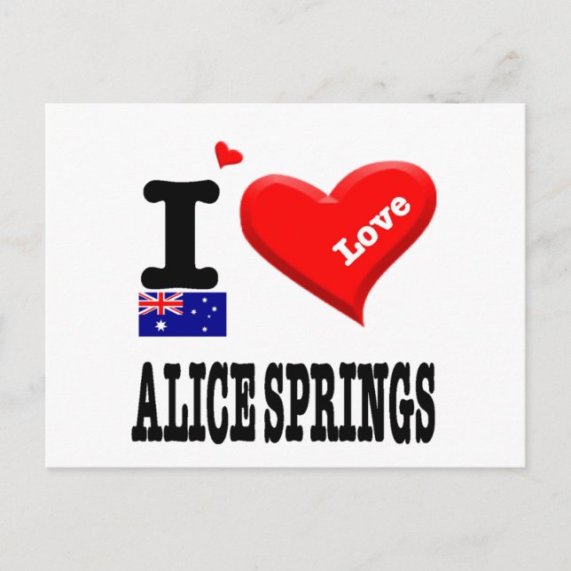 Postal ALICE SPRINGS - Amo - (Anverso)