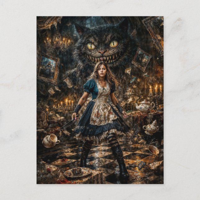 Postal Alice: The Mad Chase (Anverso)