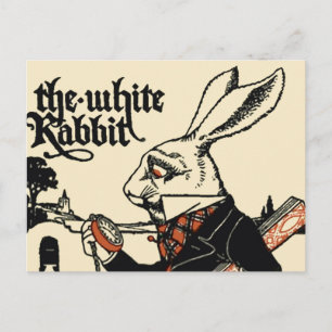 Postal Alice White Rabbit Classic