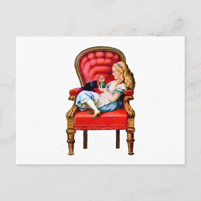 POSTAL ALICE Y DINAH (Anverso)