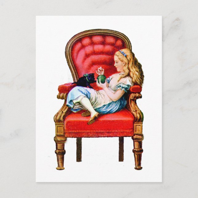 POSTAL ALICE Y DINAH (Anverso)